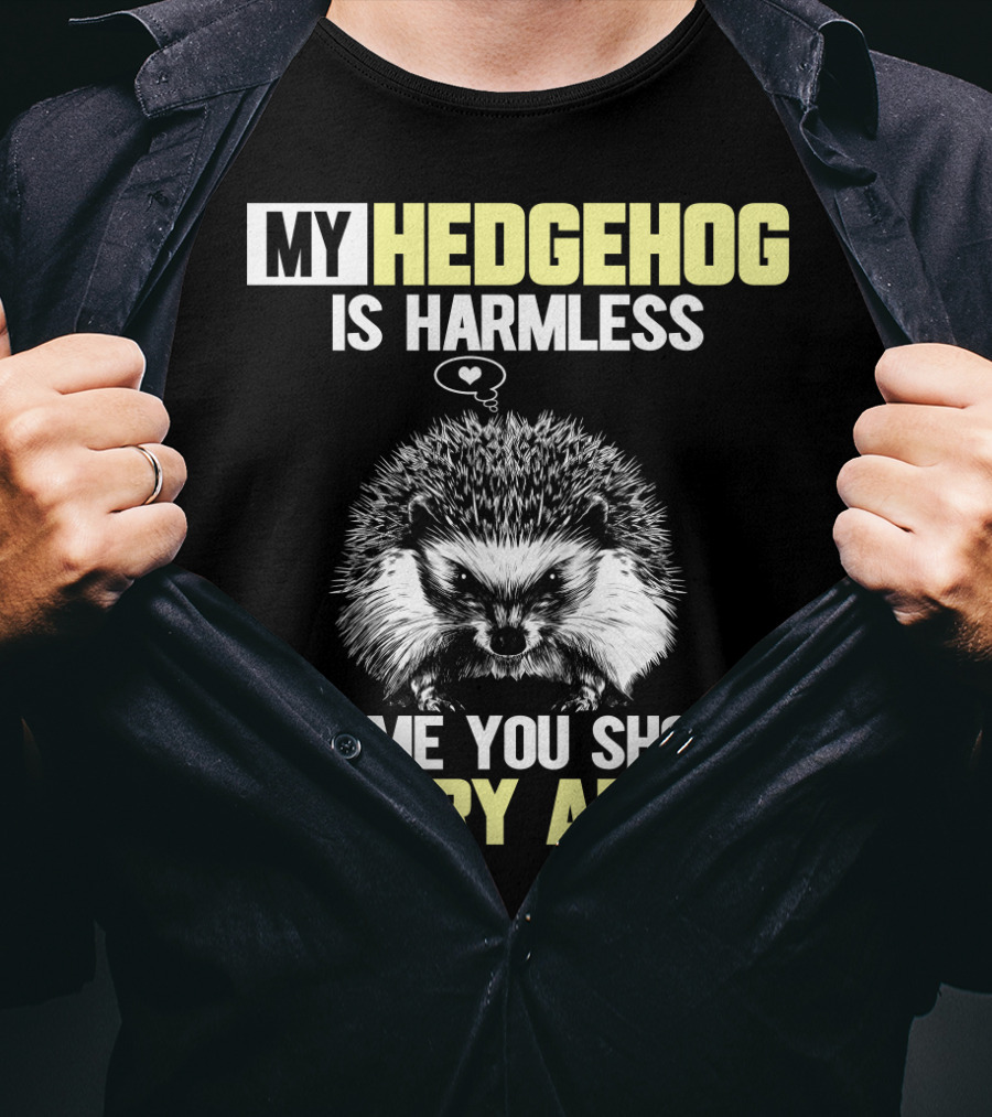 My Hedgehog Is Harmless It’s ME You Should Worry About T-Shirt