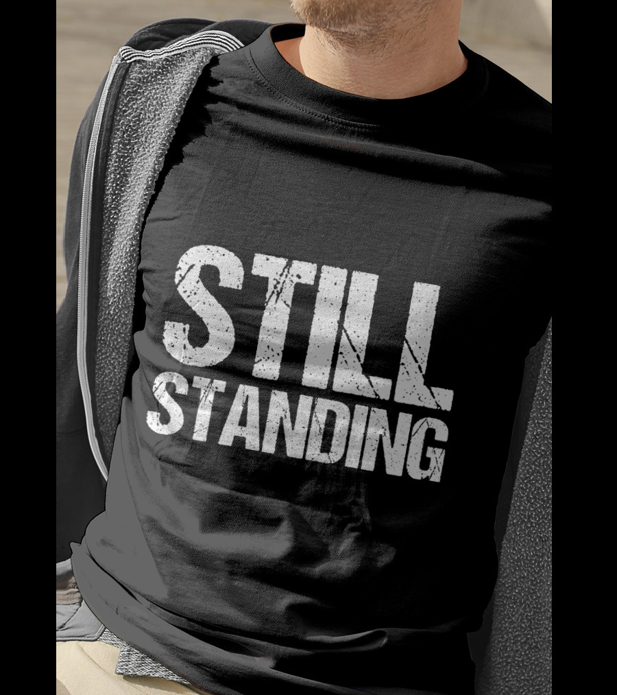 Still Standing Typography T-Shirt