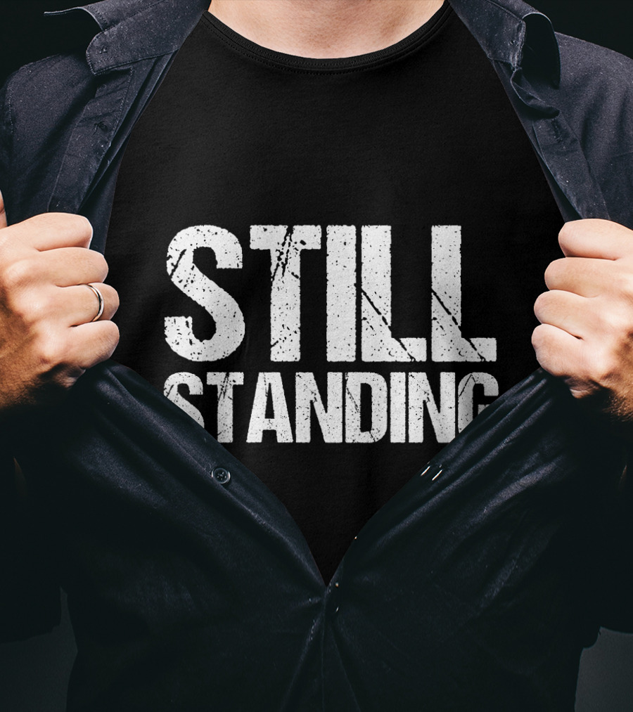 Still Standing Typography T-Shirt