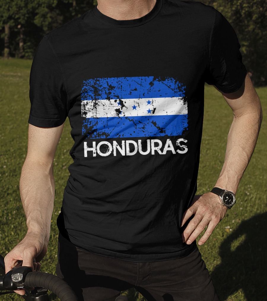 Honduran Flag Vintage Honduras Made In Honduras T-Shirt