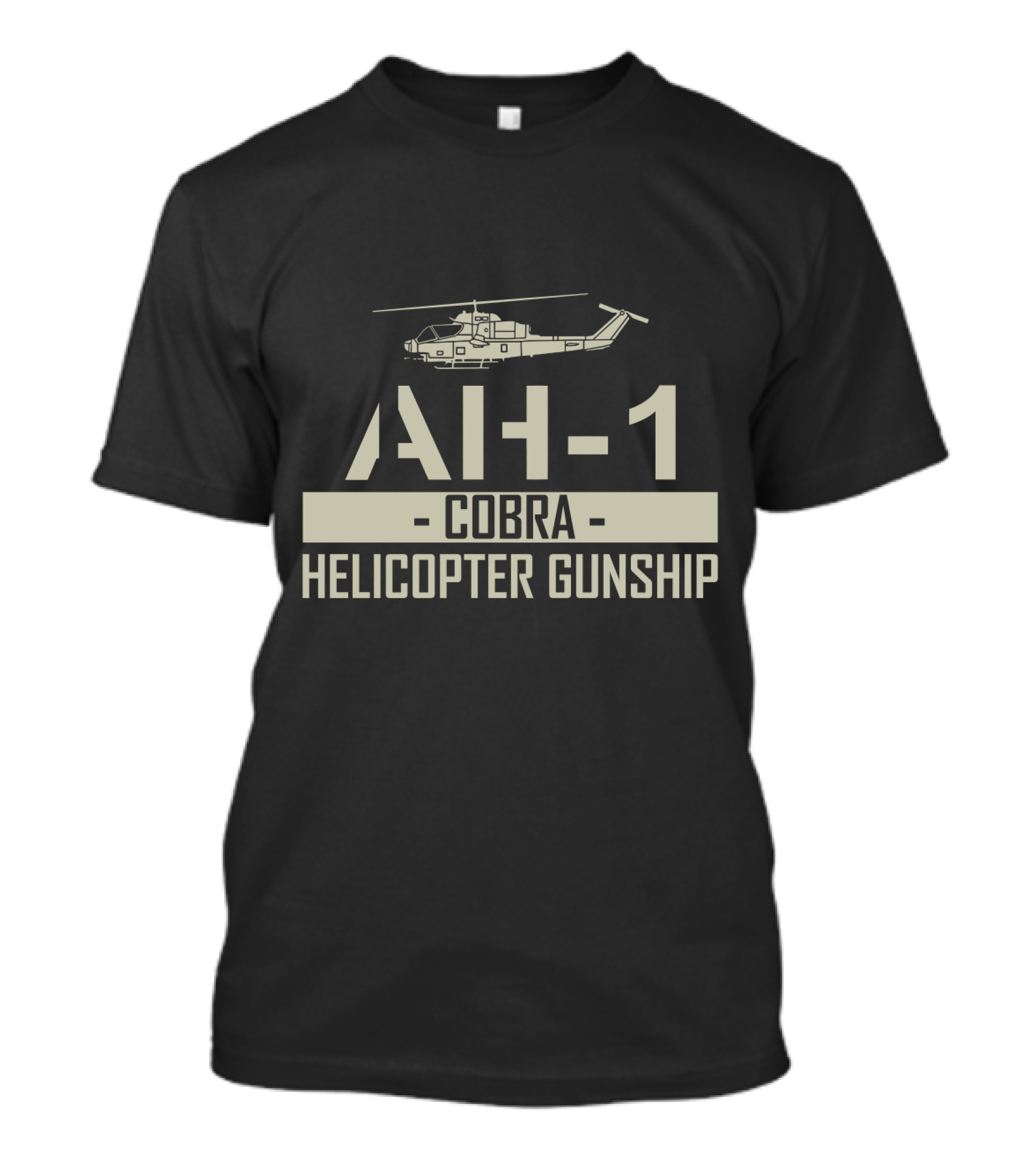 AH 1 Cobra Helicopter Gunship Retro Military T-Shirt