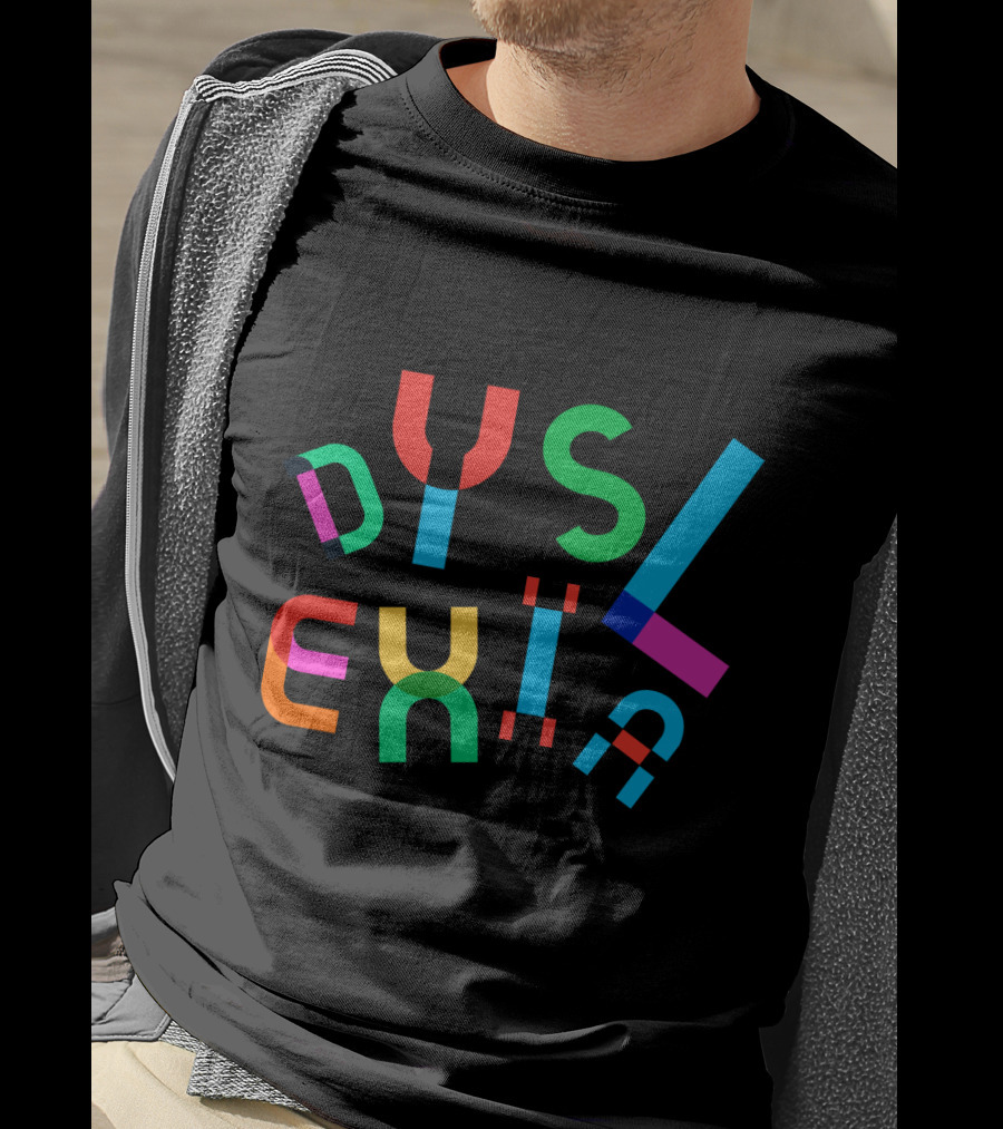 Dyslexia Multicolor Awareness T-Shirt