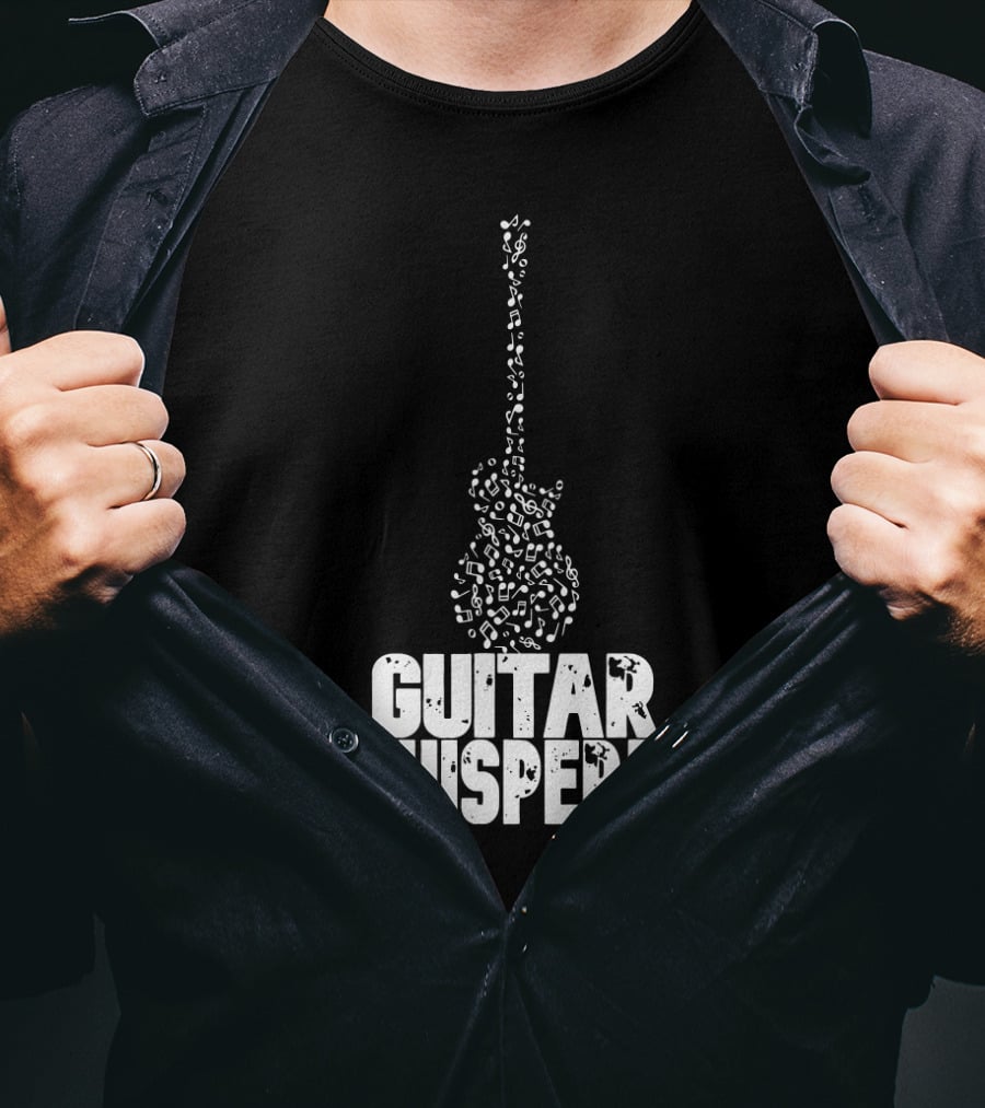Guitar Whisperer Musical Notes T-Shirt
