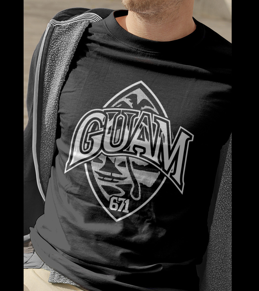 Guam USA 671 Chamorro Pride Seal T-Shirt