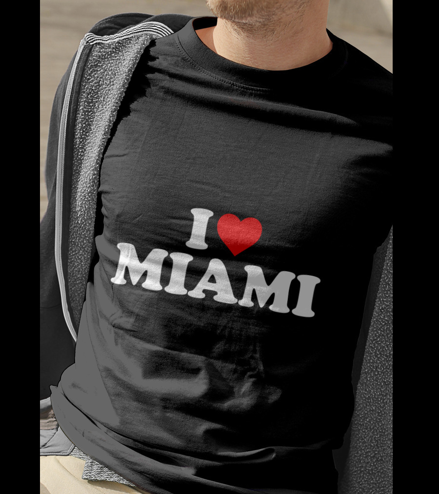 I Love Miami Heart Icon T-Shirt