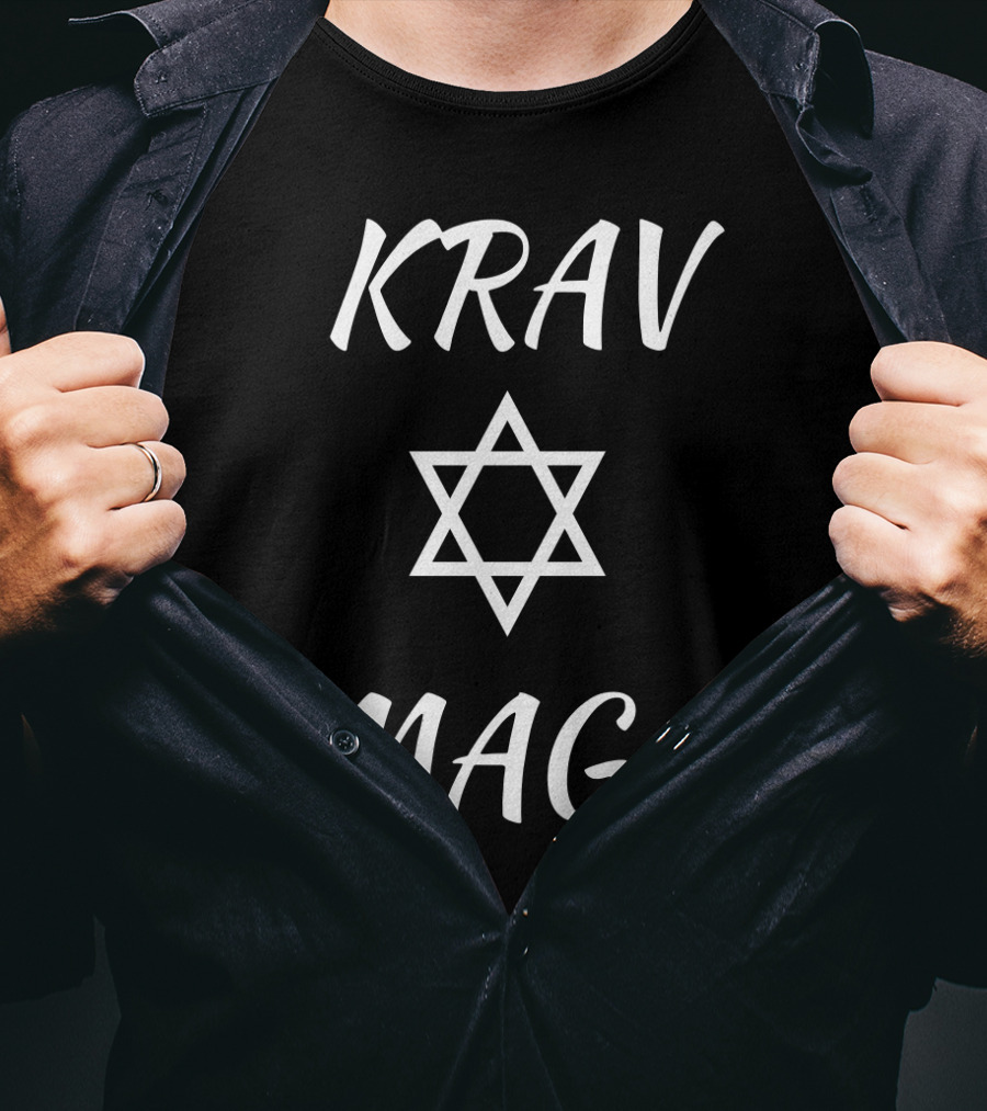 Krav Maga Star Of David Emblem T-Shirt