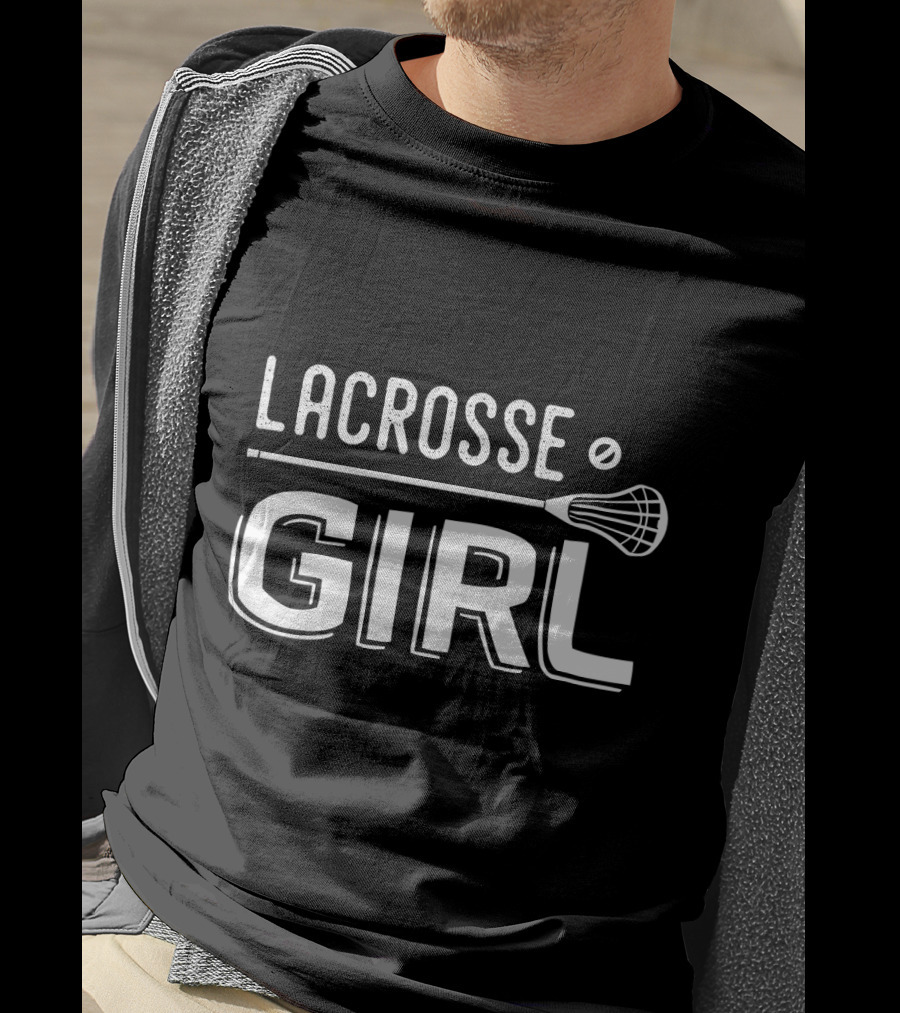 Lacrosse Girl Cute Lacrosse Player Sport T-Shirt
