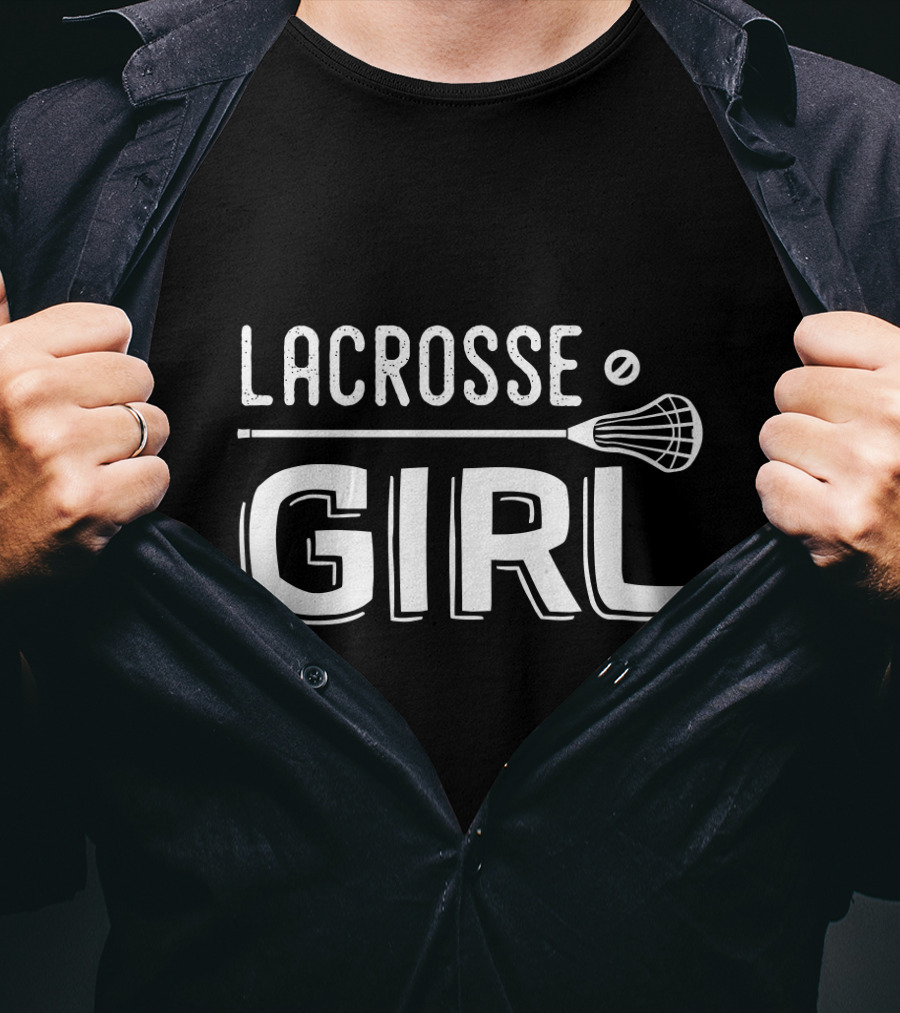Lacrosse Girl Cute Lacrosse Player Sport T-Shirt