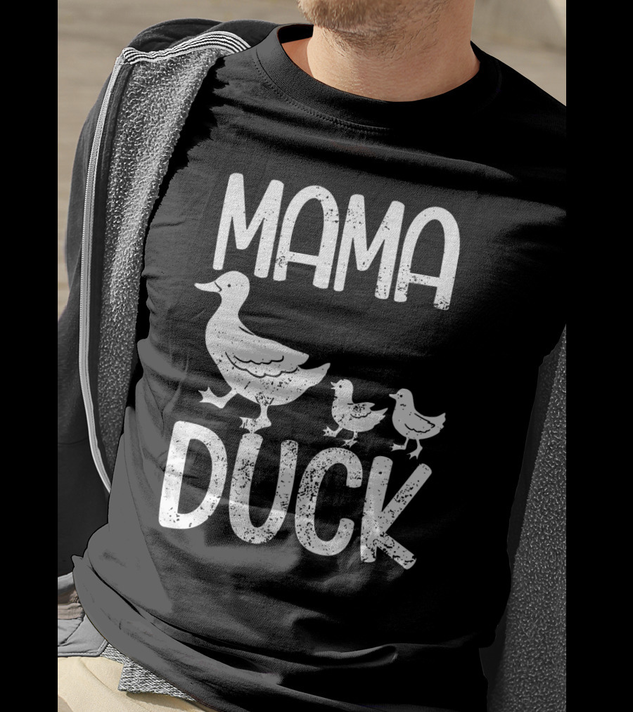 Mama Duck With Kids Mothersday T-Shirt