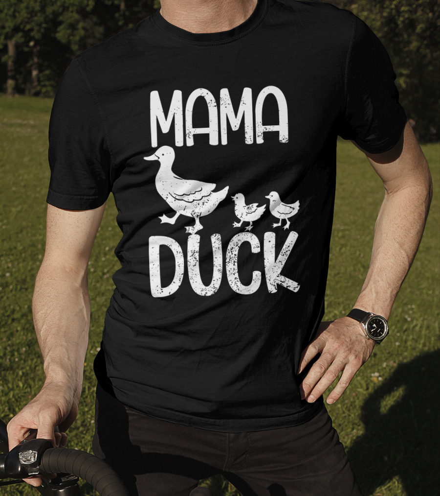Mama Duck With Kids Mothersday T-Shirt