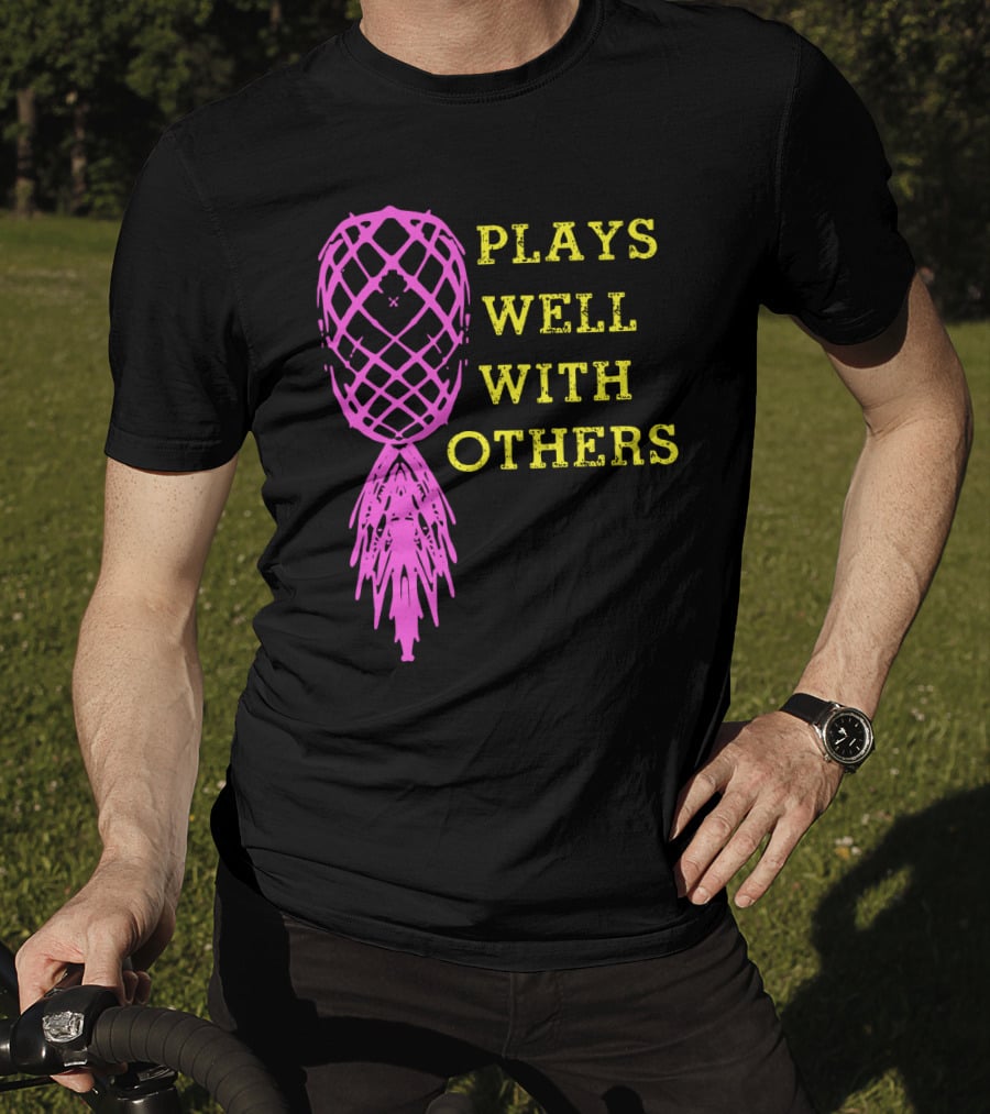 Plays Well With Others Pineapple Abstract Xylophone T-Shirt