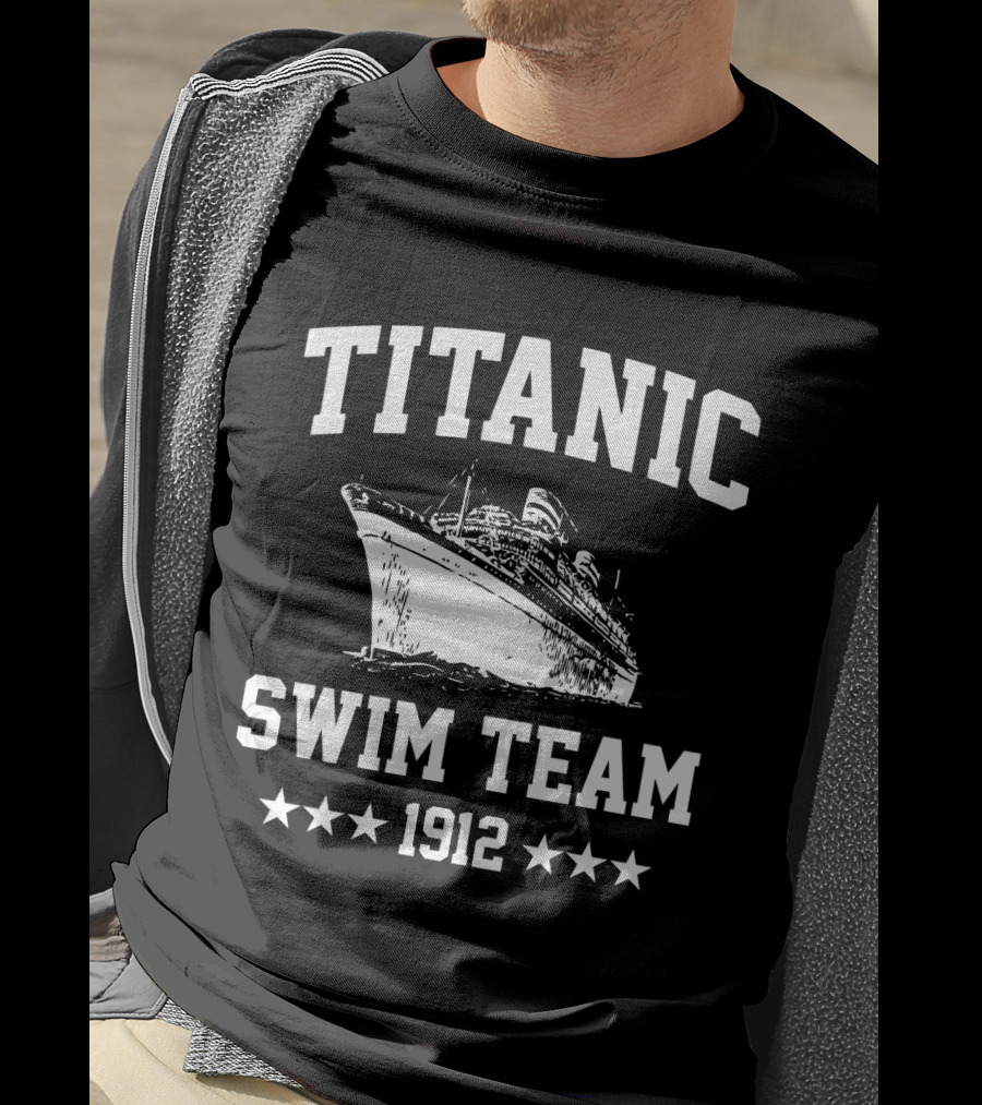 Titanic Swim Team 1912 Funny Cruise Ship T-Shirt