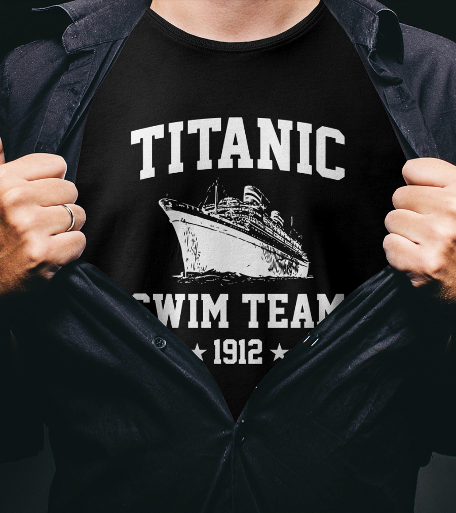 Titanic Swim Team 1912 Funny Cruise Ship T-Shirt
