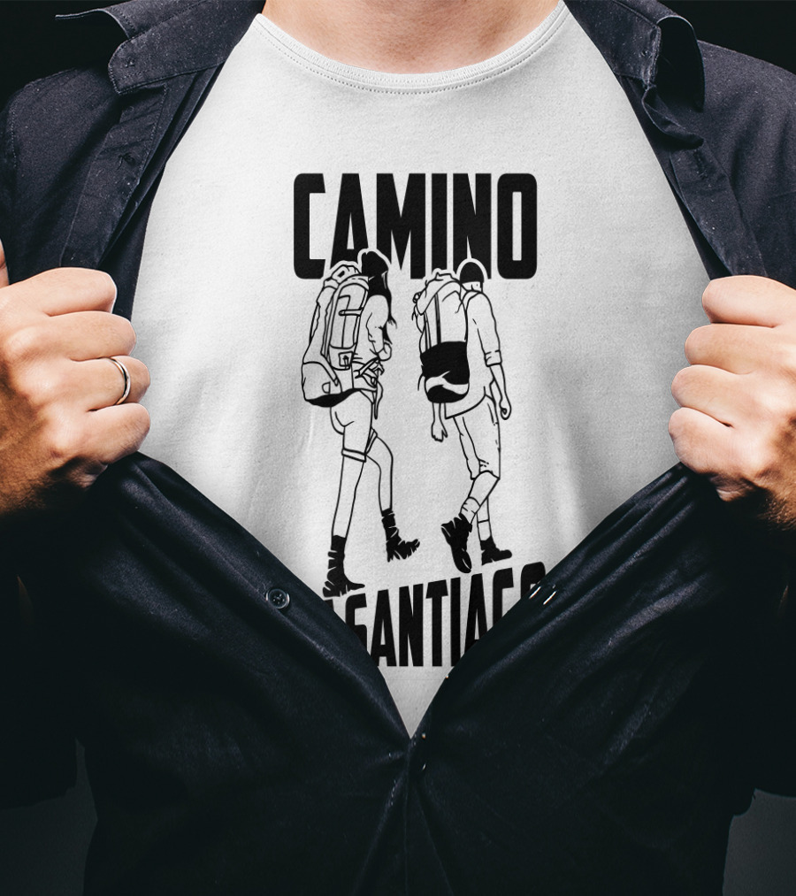 Camino De Santiago Trekking Journey El Camino Crusade T-Shirt