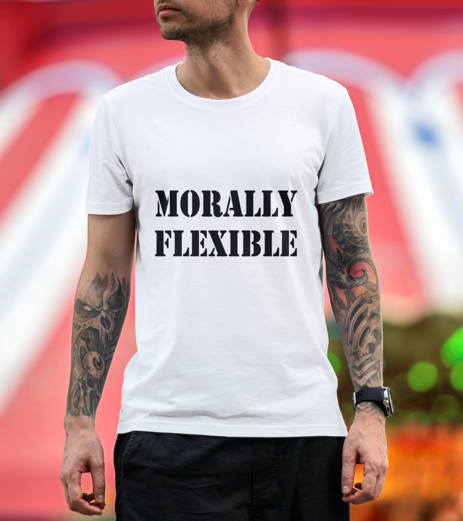 Morally Flexible Stencil T-Shirt
