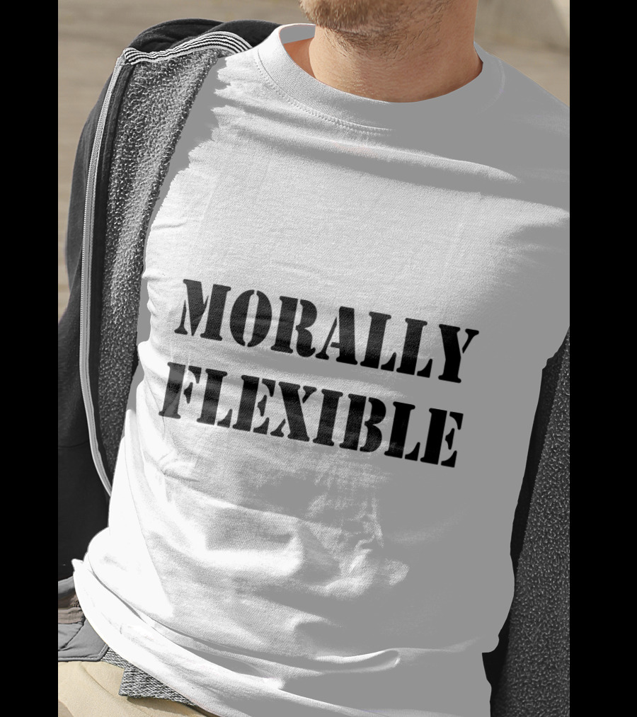 Morally Flexible Stencil T-Shirt