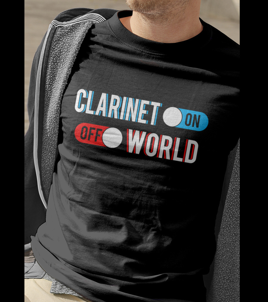 Clarinet On Off World T-Shirt