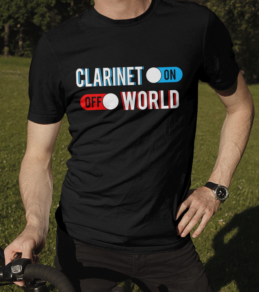 Clarinet On Off World T-Shirt