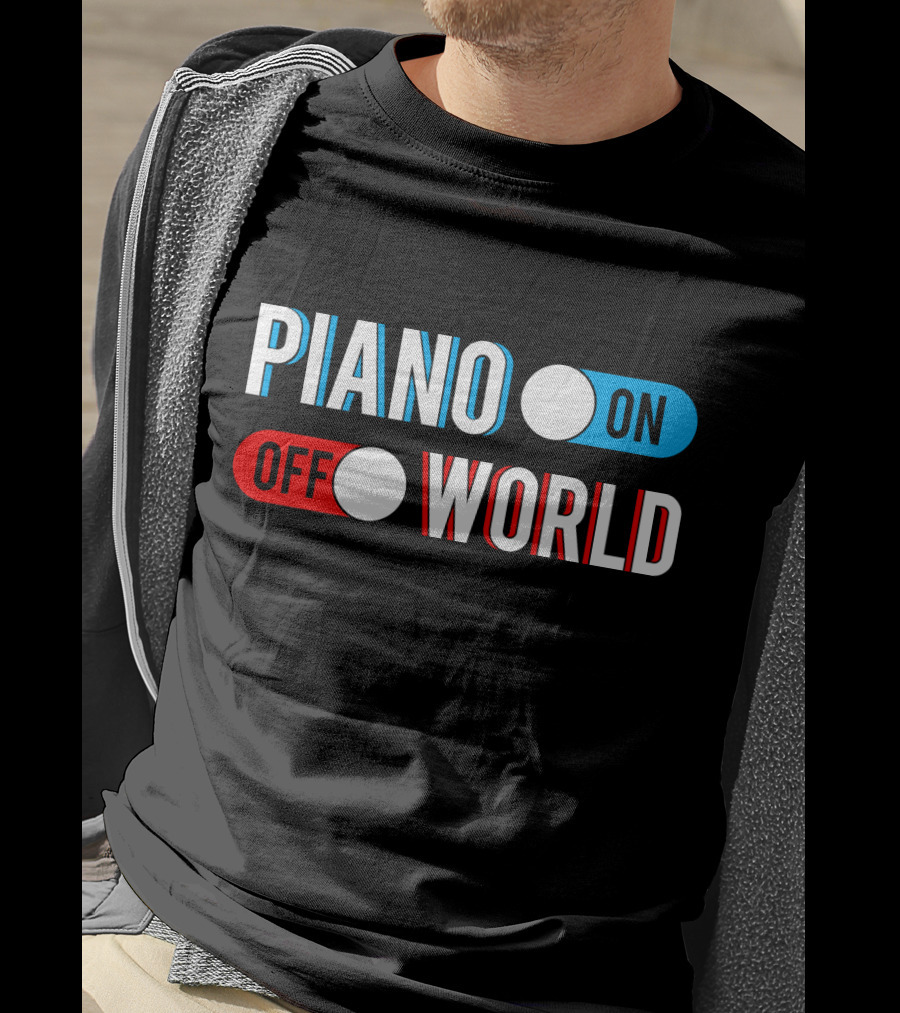 Piano On Off World T-Shirt