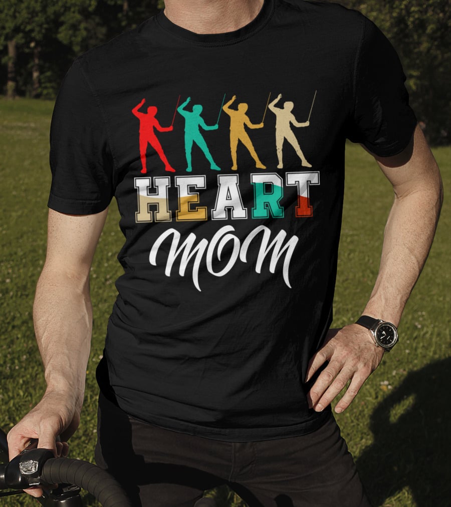 HEART MOM Fencing T-Shirt