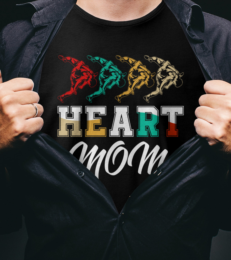 Heart Mom Wrestlers T-Shirt