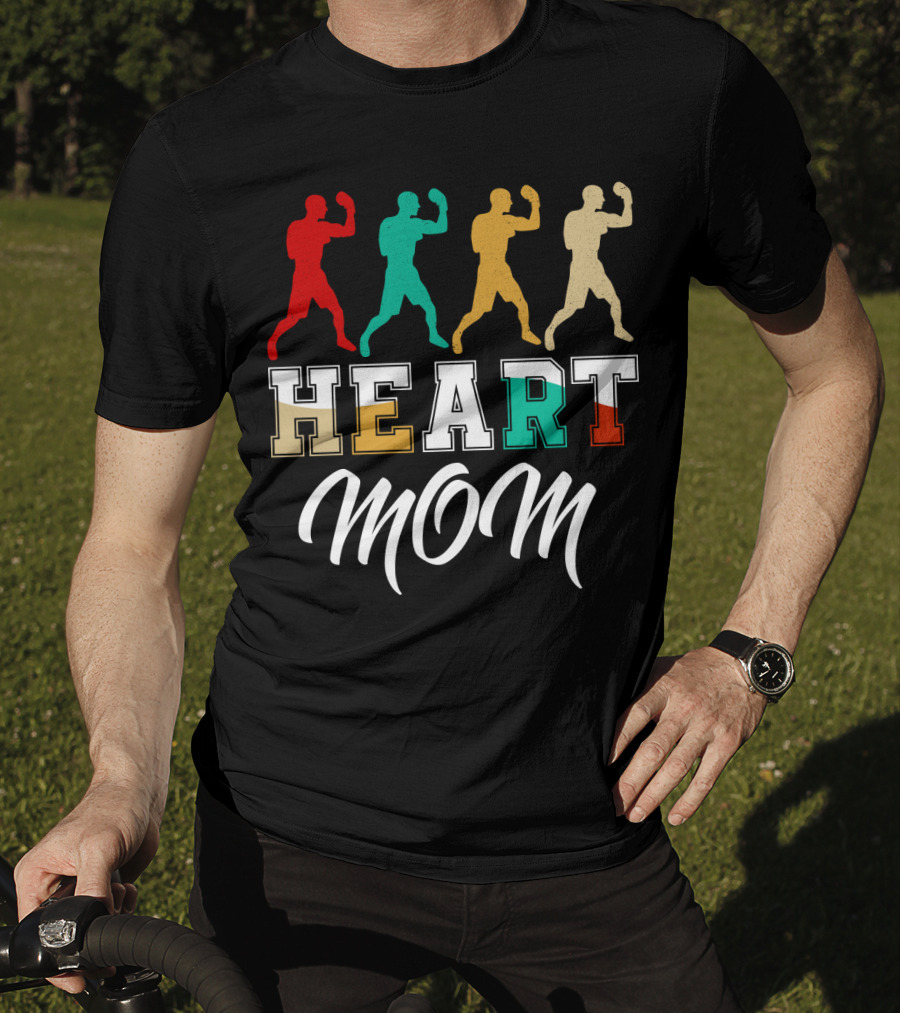 Heart Mom Boxing T-Shirt