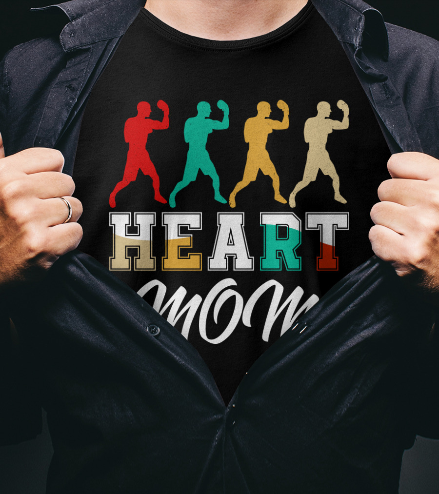 Heart Mom Boxing T-Shirt