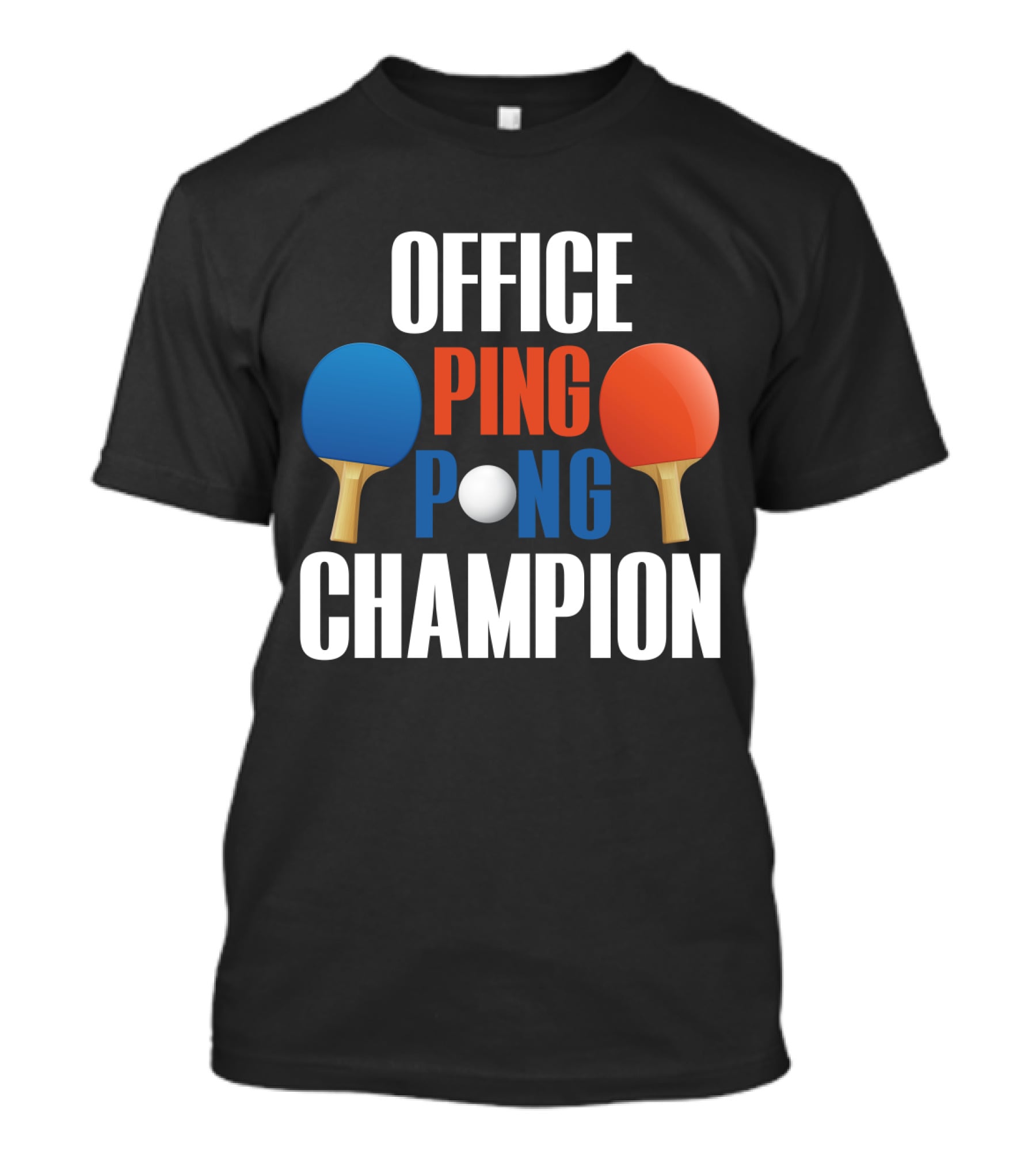 Office Ping Pong Champion Paddle T-Shirt