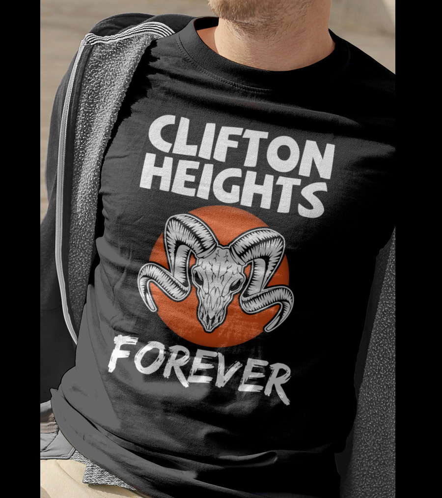 Clifton Heights Forever Ram Skull T-Shirt