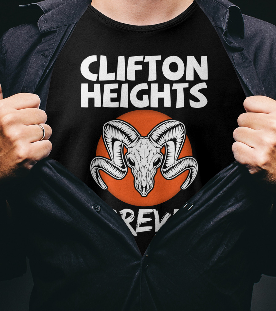 Clifton Heights Forever Ram Skull T-Shirt