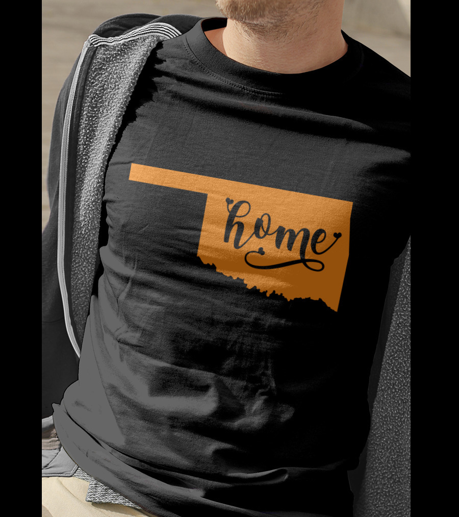 Oklahoma Home Map T-Shirt