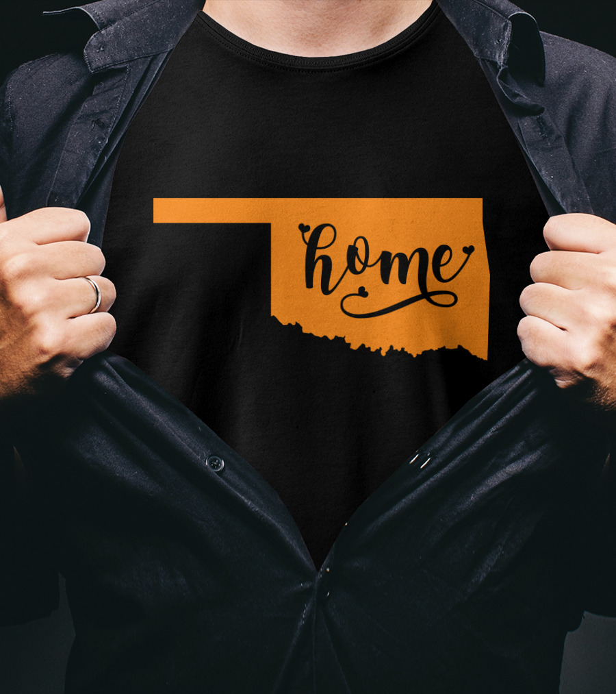 Oklahoma Home Map T-Shirt