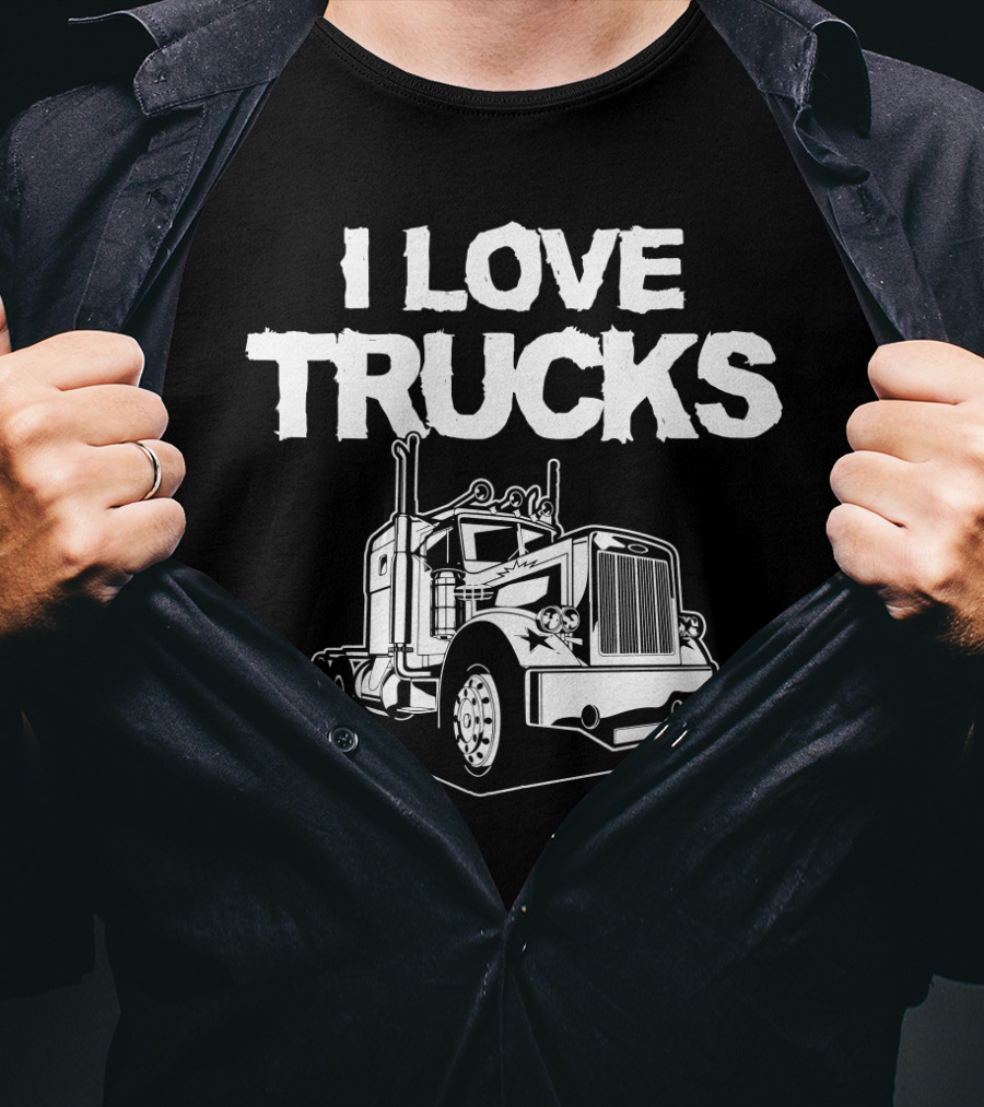 I Love Trucks T-Shirt