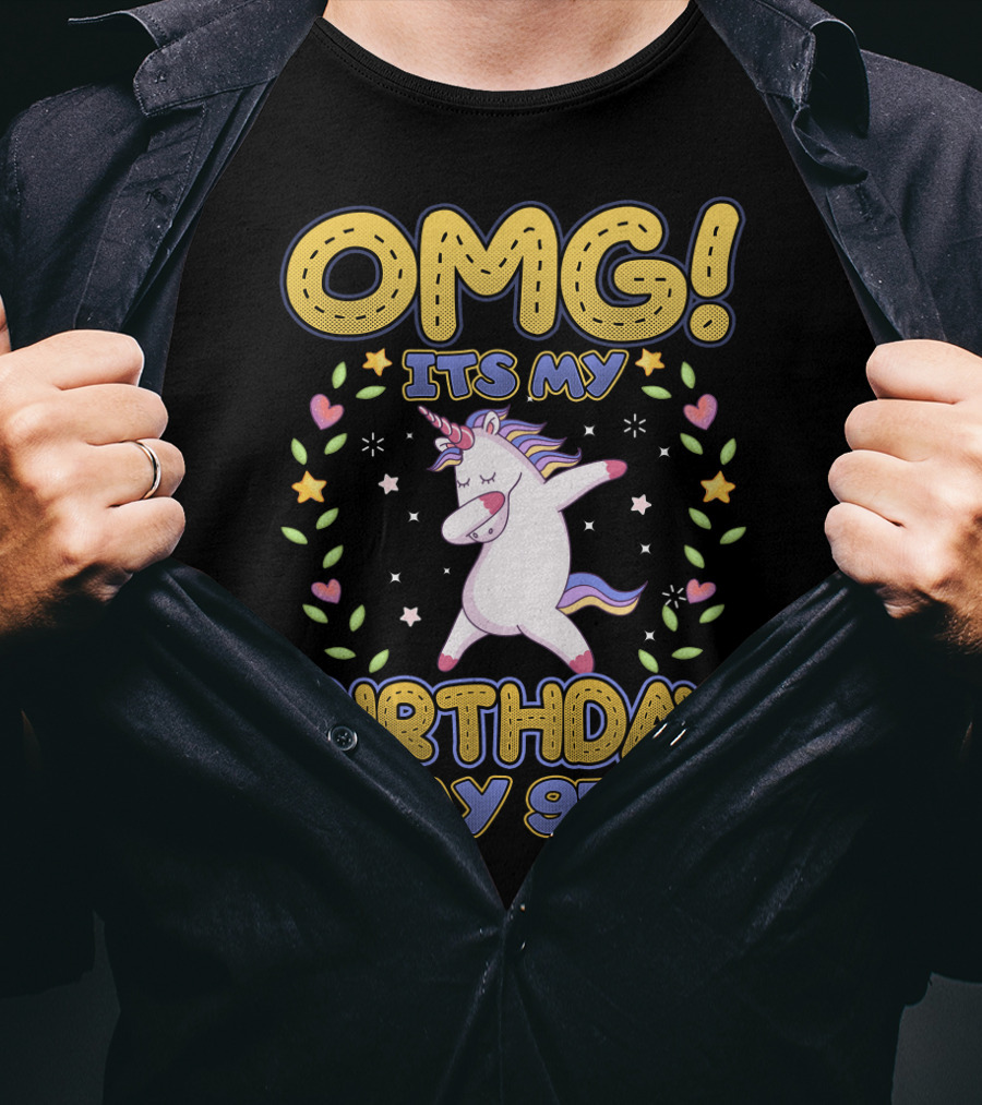OMG It's My Birthday May 9th Unicorn T-Shirt