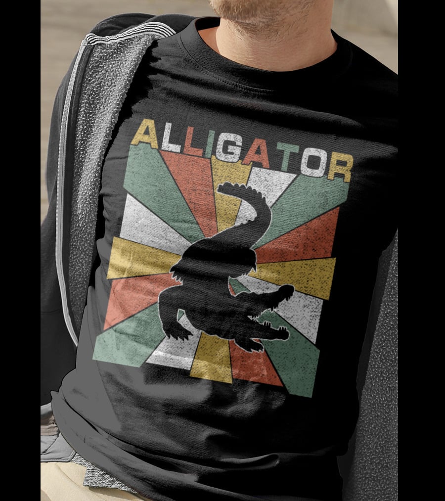 Alligator Retro 70s Vintage T-Shirt