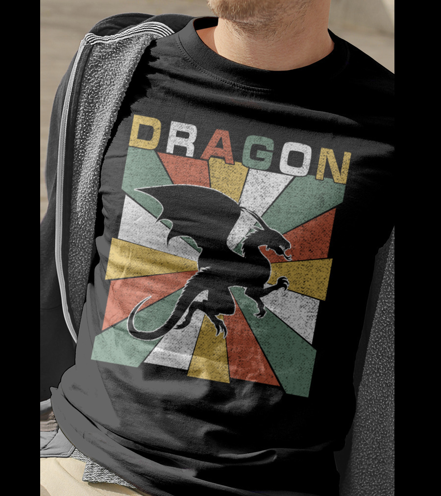 Dragon Vintage 70s Rainbow Burst T-Shirt