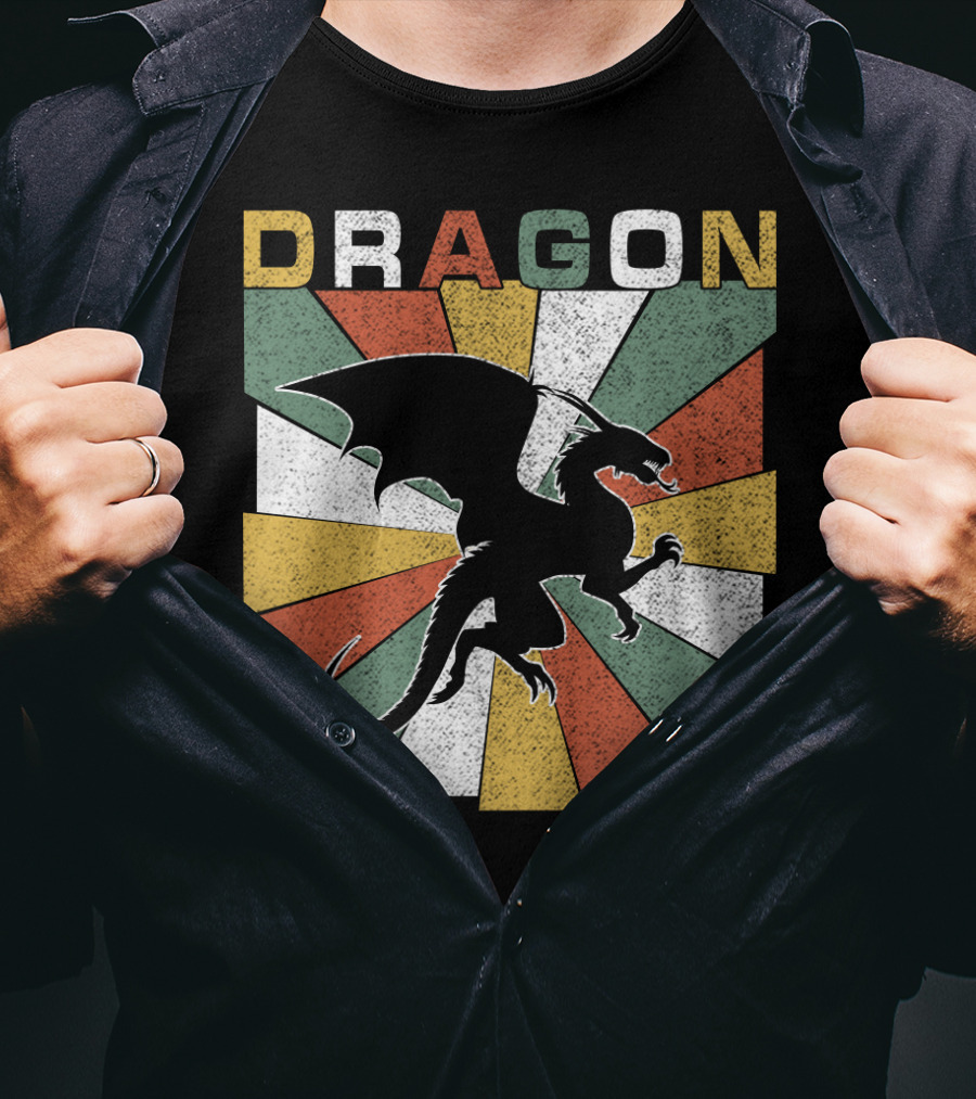 Dragon Vintage 70s Rainbow Burst T-Shirt