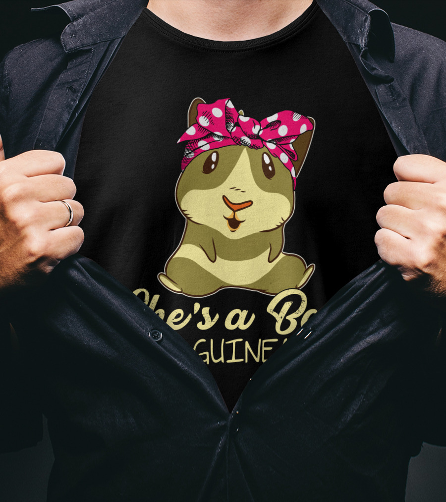 She's A Bad Mama Guinea Pig T-Shirt
