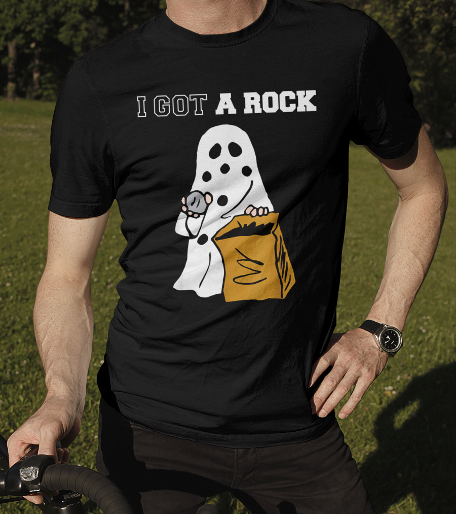 I Got A Rock Ghost Costume Halloween Peanuts Charlie Brown T-Shirt