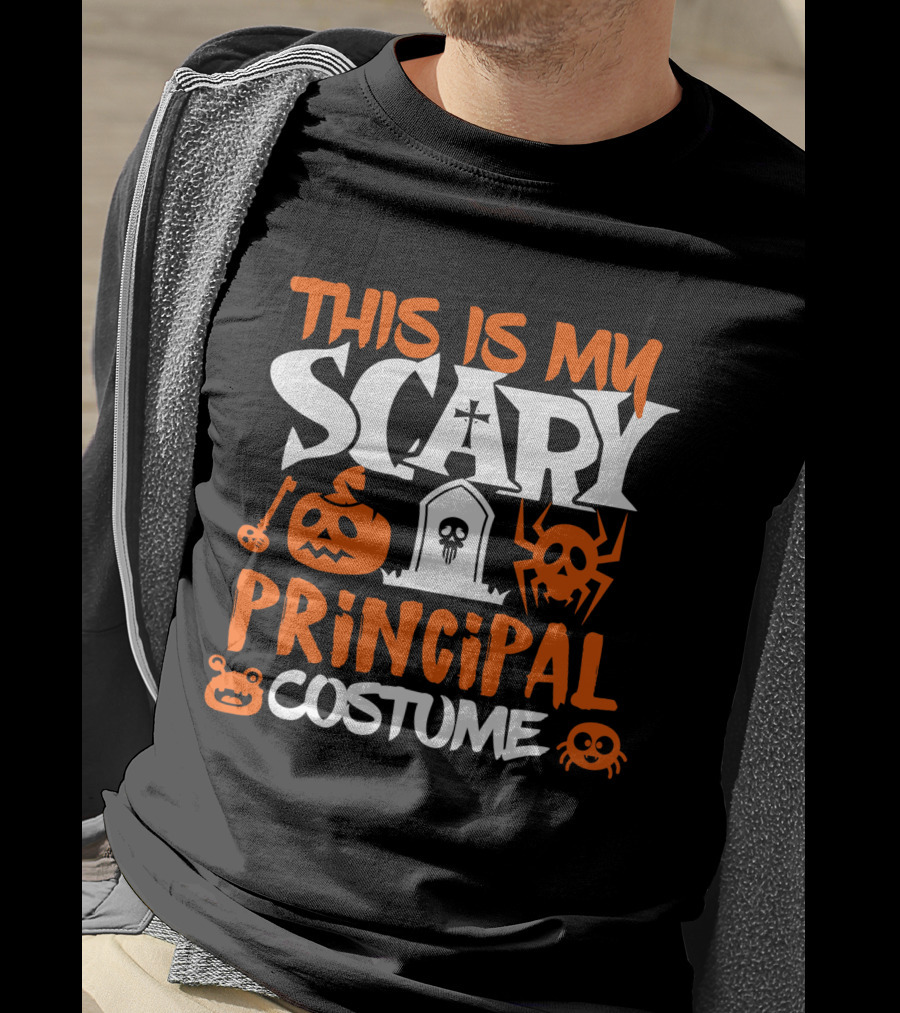 This Is My Scary Principal Costume Halloween Party T-Shirt