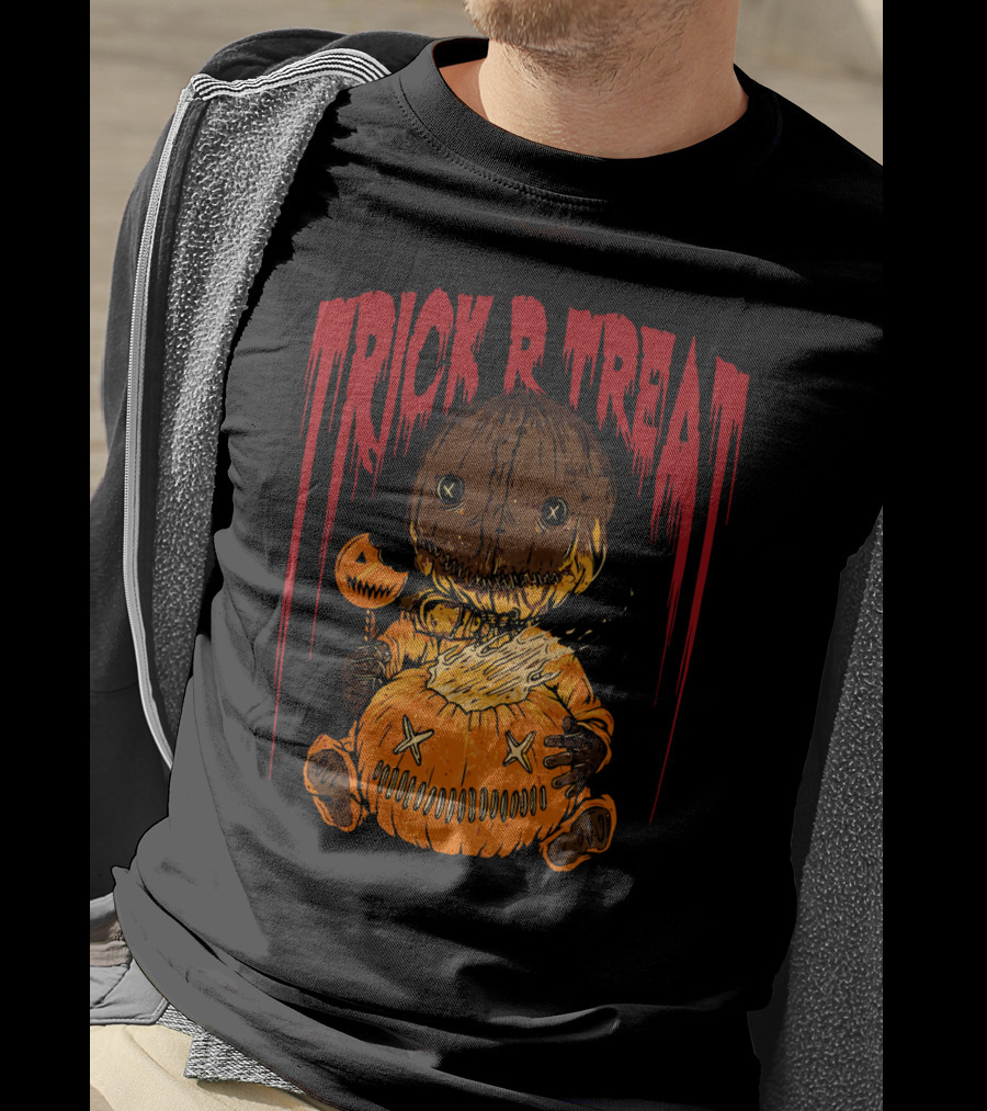 Trick R Treat Sam Pumpkin Horror Halloween T-Shirt
