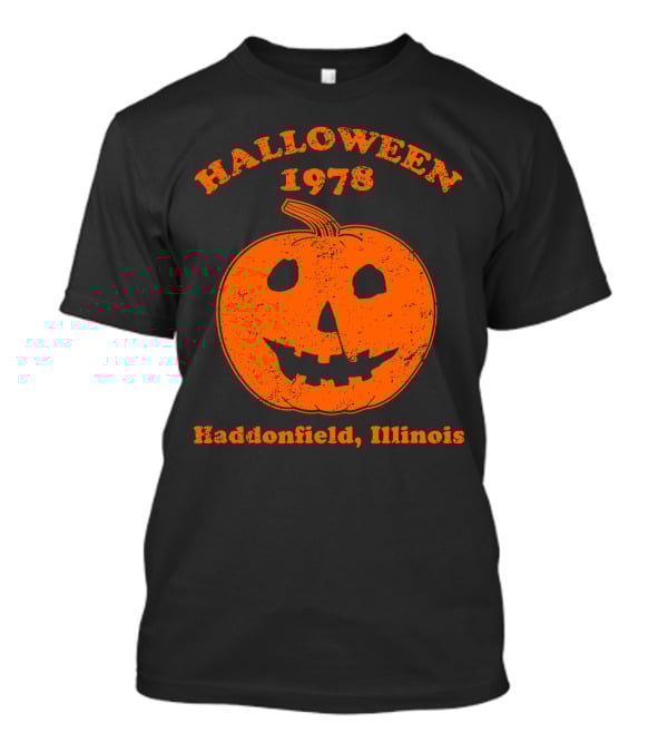 Halloween 1978 Spooky Pumpkin Haddonfield Illinois T-Shirt