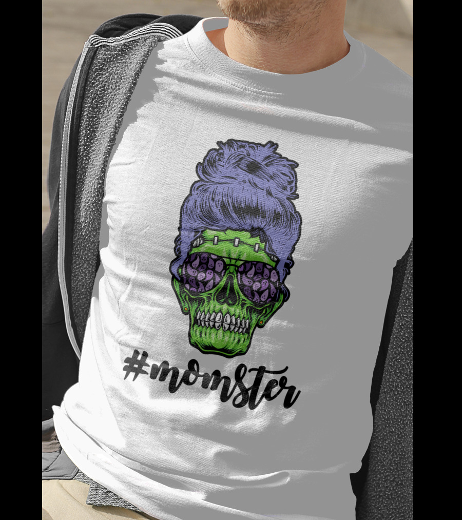 Momster Skull Halloween T-Shirt