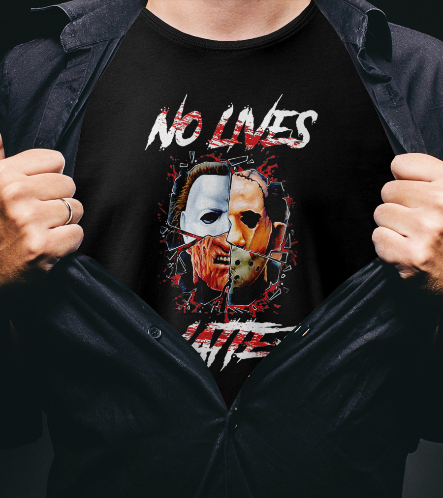 No Lives Matter Scary Horror Icons T-Shirt