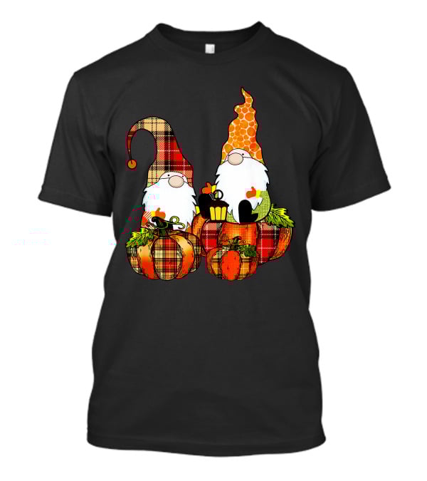 Cute Gnomes Halloween Funny Pumpkin Costume T-Shirt