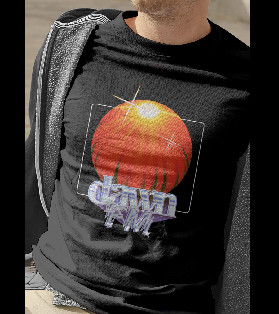 The Weeknd Dawn FM Sunburst Graphic Merchandise T-Shirt