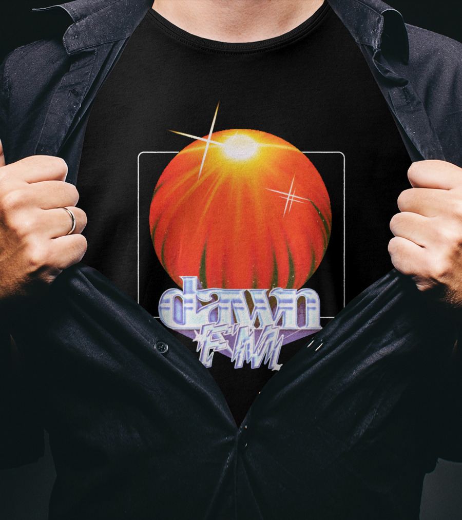 The Weeknd Dawn FM Sunburst Graphic Merchandise T-Shirt