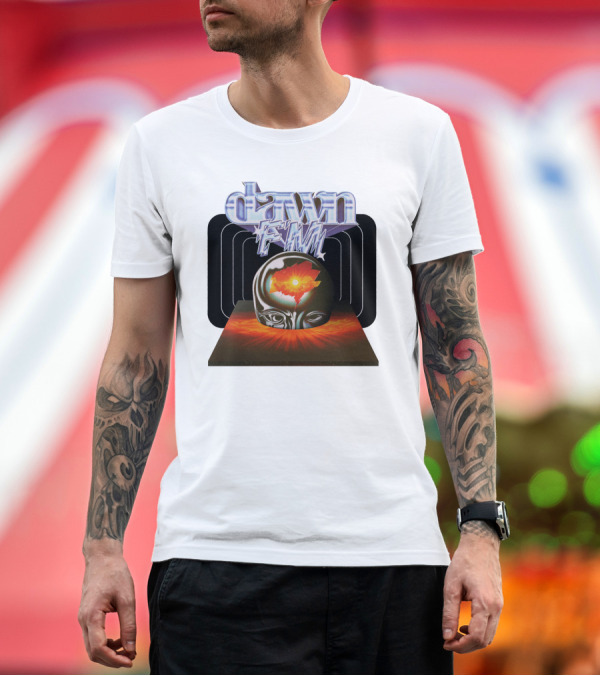 Premium T-Shirt: Dawn FM Head with Cosmic Brain Burst T-Shirt Dawn FM Head with Cosmic Brain Burst T-Shirt