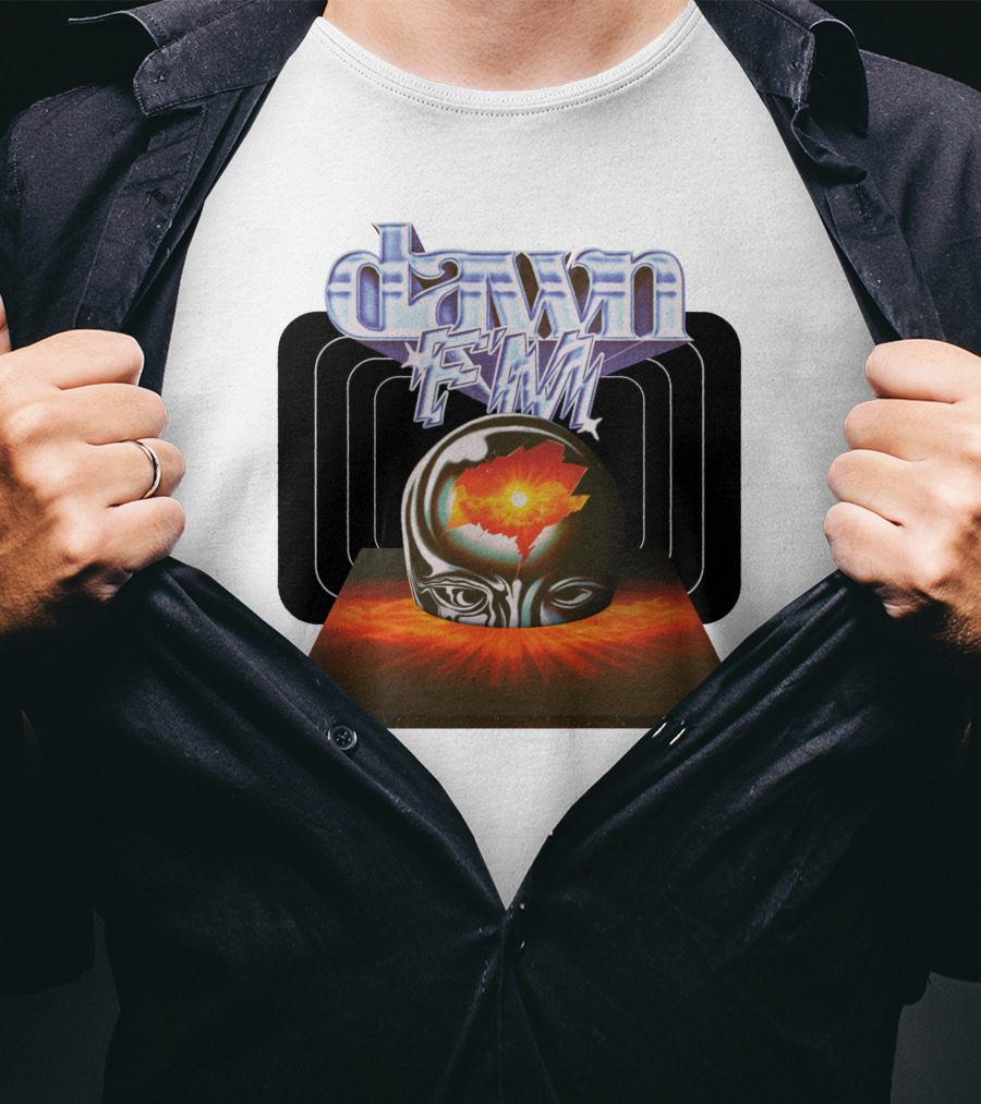 The Weeknd Dawn FM Album Merch Brain T-Shirt