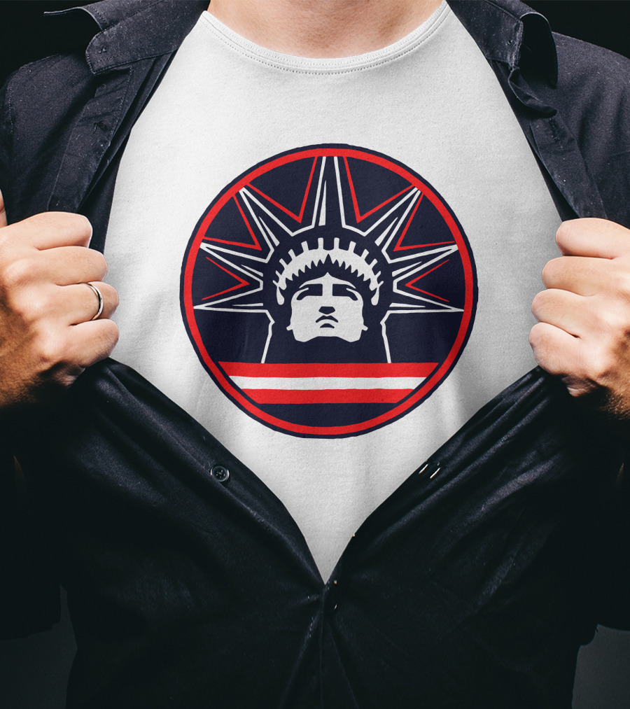 We Bleed Blue Merchandises Liberty Patriot T-Shirt